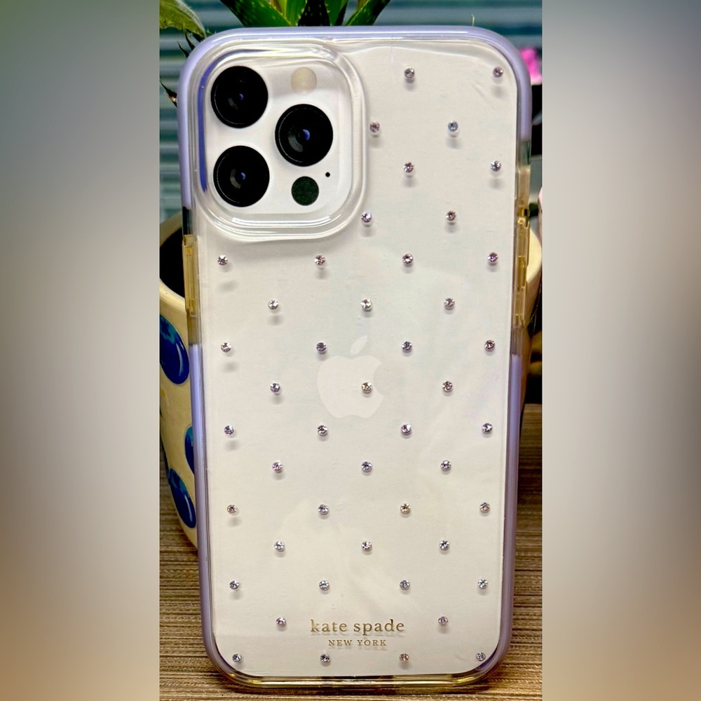 KATE SPADE ♠️ Lavender protective case for iPhone 12 Pro Max.  Excellent value!